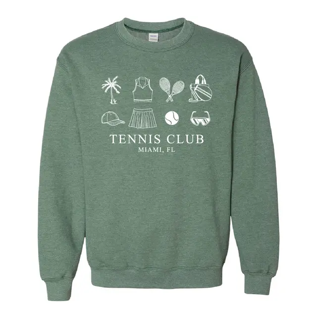 Tennis Club Miami Icons PR Crewneck 2