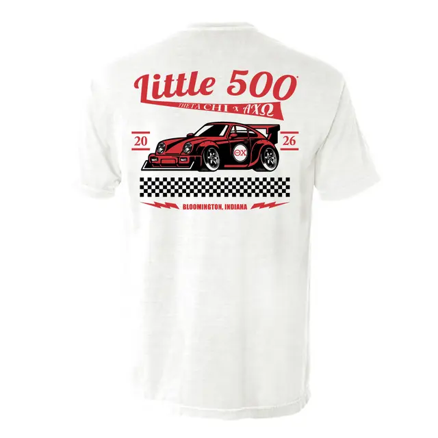 Theta Chi Racing Car Graphic Big Little Reveal Shirt 2