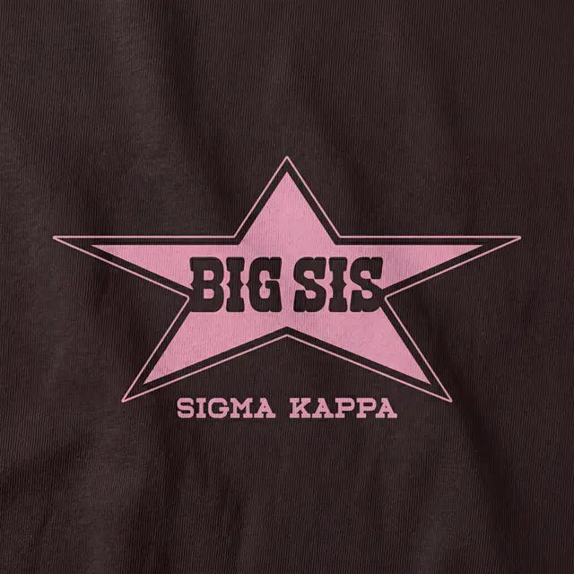 Sigma Kappa Star Graphic Big Little Reveal Tank