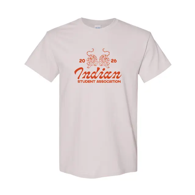 Indian Student Association Dual Tiger Illustration PR Shirt 2