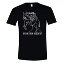 African Student Association Line Art Animal Faces PR Shirt 2