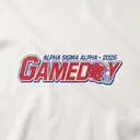 Alpha Sigma Alpha Bold Block Text Game Day Shirt