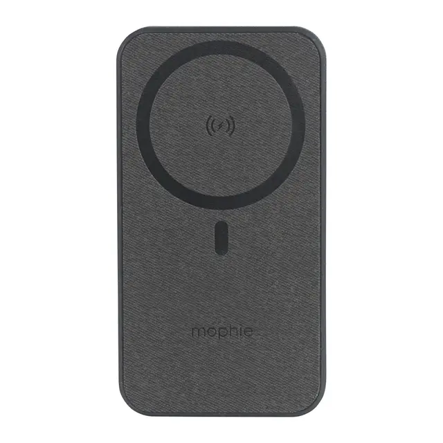 mophie Snap + 10,000 mAh Powerstation Phone Stand Black Front