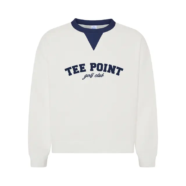 Golf Club Tee Point Bold Arch Text PR Crewneck 2