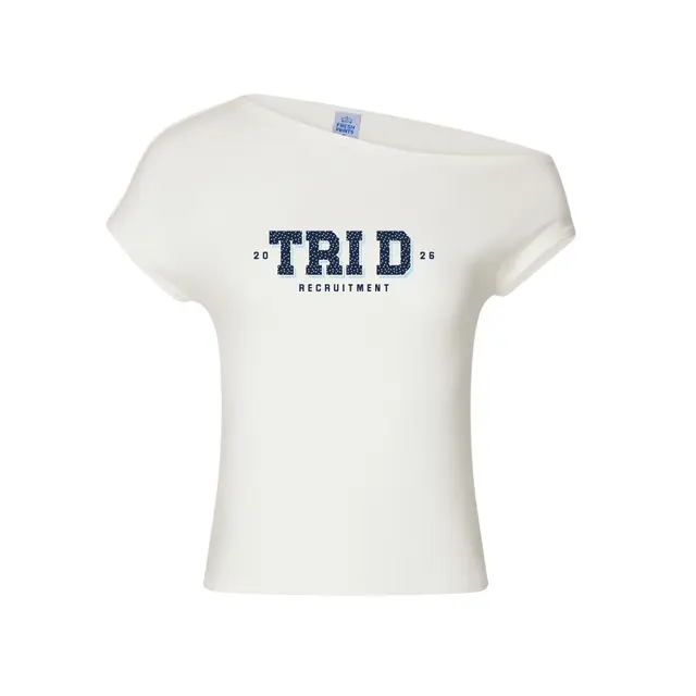 Delta Delta Delta polka dot block lettering Rush Shirt 2