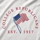 College Republicans American Flag Circular Design Crewneck