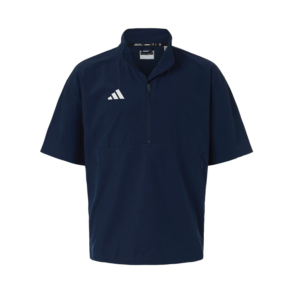 Adidas Men's Short Sleeve Quarter-Zip Pullover | Fresh Prints