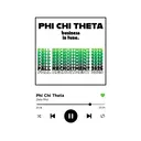 Phi Chi Theta Gradient Text Fall Recruitment Shirt