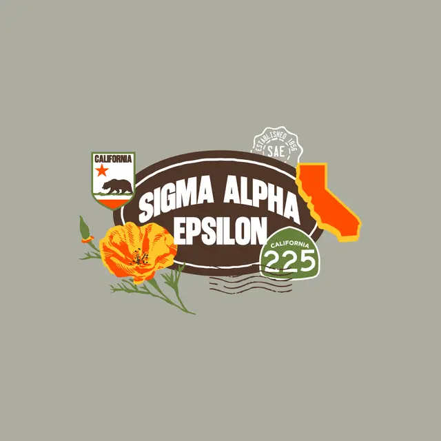 Sigma Alpha Epsilon California State PR Hoodie