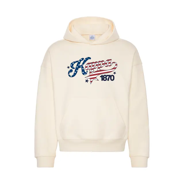 Kappa Kappa Gamma Star and Stripes Script PR Hoodie 2
