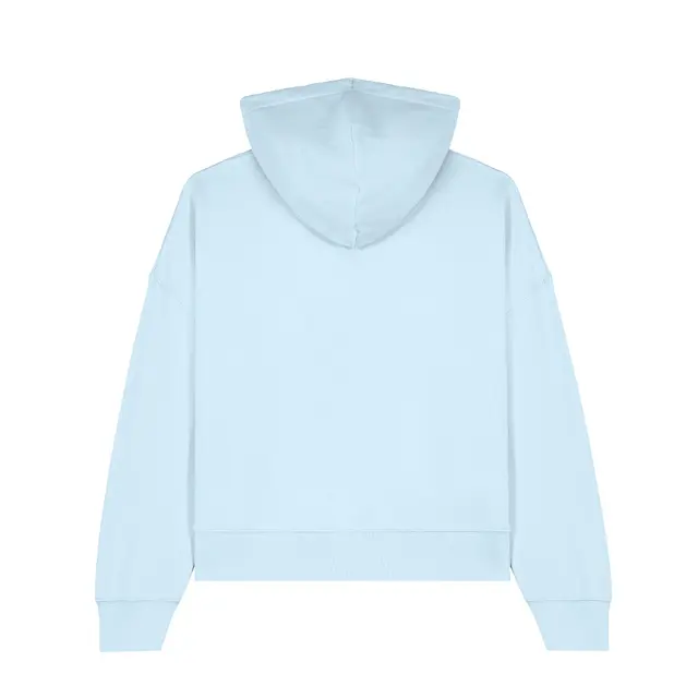 Stanley/Stella Women’s Stella Nora Hooded Sweatshirt Blue Ice Back