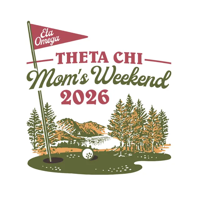 Theta Chi Golf Flag and Forest Parent's Weekend Shirt