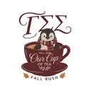 Gamma Sigma Sigma Penguin in Tea Cup Fall Rush Shirt