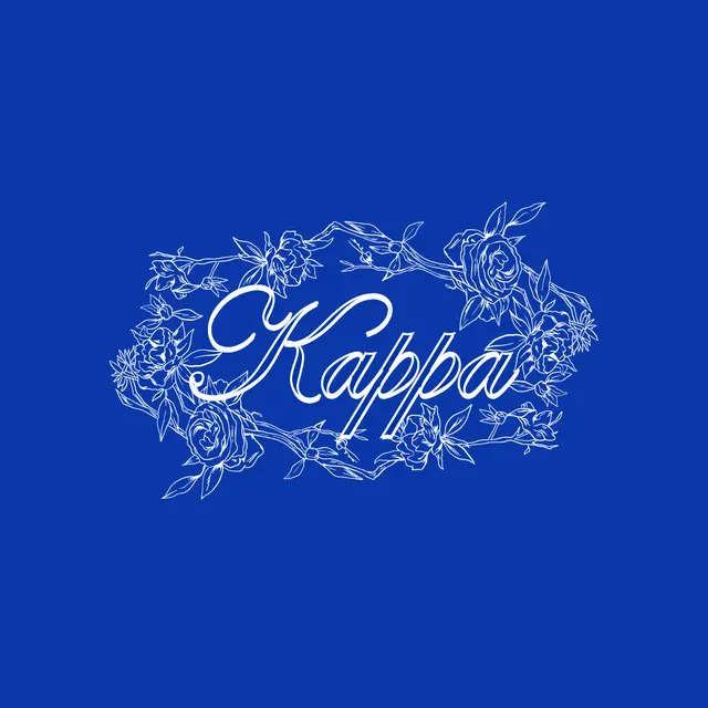 Kappa Kappa Gamma Floral Script PR Shirt