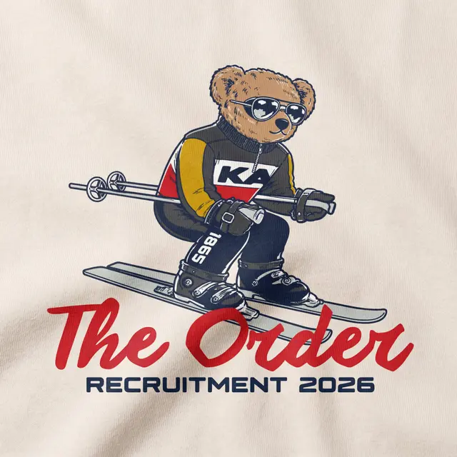 Kappa Alpha Bear Skiing Rush Shirt