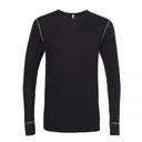 Next Level Adult Long-Sleeve Thermal n8201 Black with Gray Front