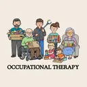 Occupational Therapy Club Family Illustration PR Sweater