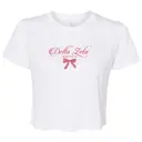 Delta Zeta Floral Bow Script Parent's Weekend Shirt 2