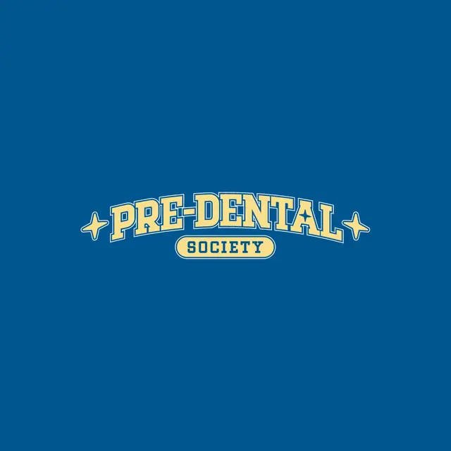 Pre-Dental Society Bold Block Lettering PR Hoodie