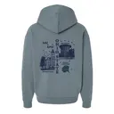 Sigma Alpha Epsilon University Hall and Carnation PR Hoodie 2