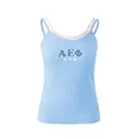 Alpha Epsilon Phi Striped Lettering Floral PR Tank 2