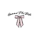 Gamma Phi Beta Pink Bow Script PR Tank
