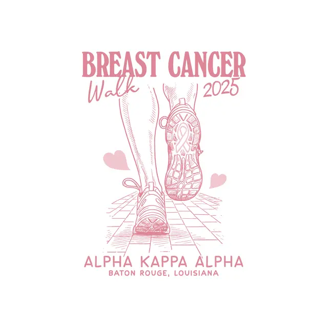 Alpha Kappa Alpha Pink Walking Shoes Philanthropy Crewneck