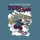 Tau Kappa Epsilon Skiing Turkey Spring Rush Shirt