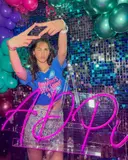 Alpha Delta Pi Rush and Bid at Texas State University  wearing custom Shirts