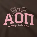 Alpha Omicron Pi Bow Illustration Rush Tank