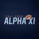 Alpha Xi Bold Lettering Game Day Tank