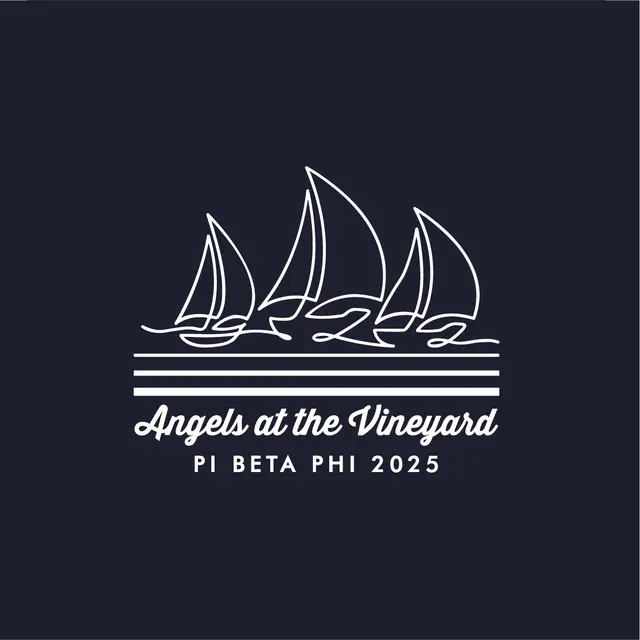 Pi Beta Phi Sailboat Angels Vineyard PR Shirt