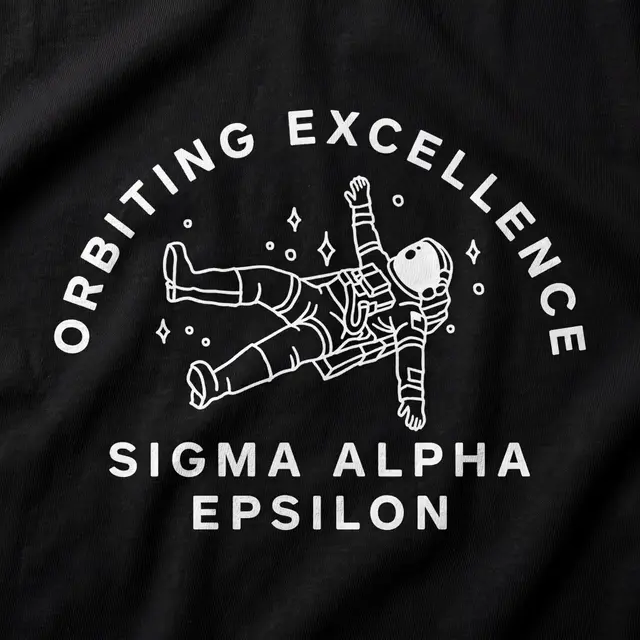 Sigma Alpha Epsilon Astronaut Illustration PR Sweater