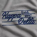 Kappa Delta Hand Drawn Lettering Established Crewneck