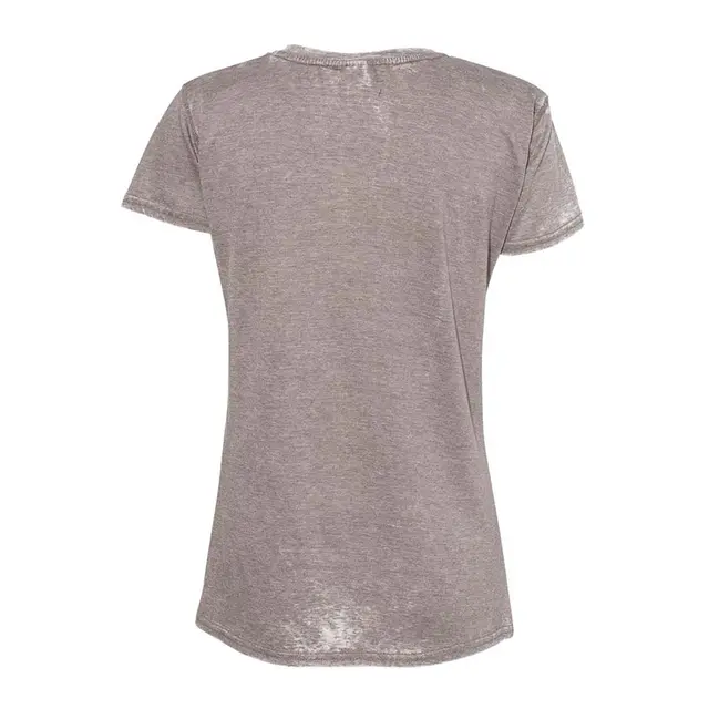 Customizable J America Women’s Zen Jersey Short Sleeve T-Shirt 8116 Cement Back