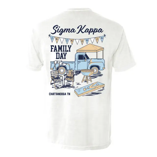 Vintage Tailgate Truck Parent's Weekend Shirt for Sigma Kappa