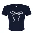 Alpha Delta Pi Lace Bow Text Rush & Bid Shirt 2