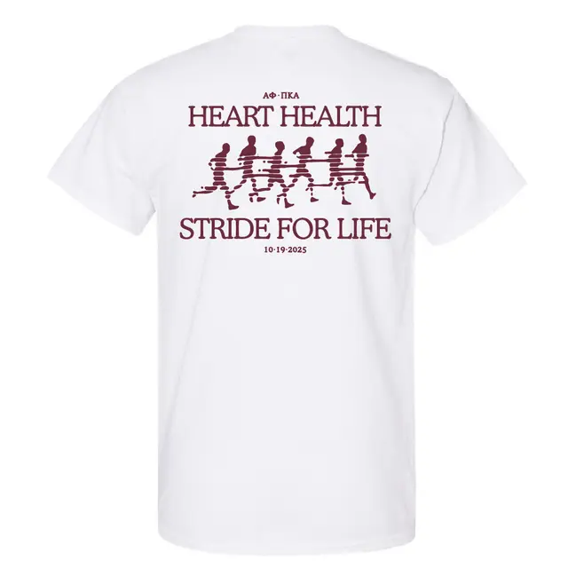 Alpha Phi Running Silhouettes Philanthropy Shirt 2