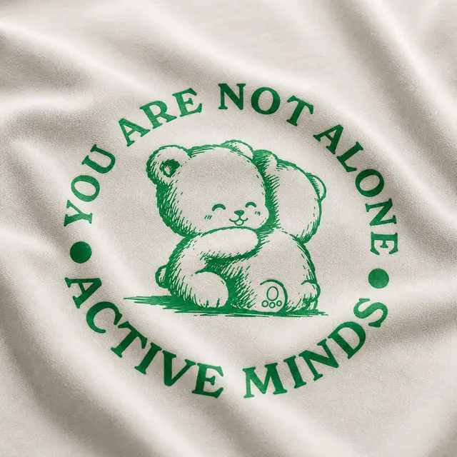 Active Minds Cute Bear Illustration PR Sweater