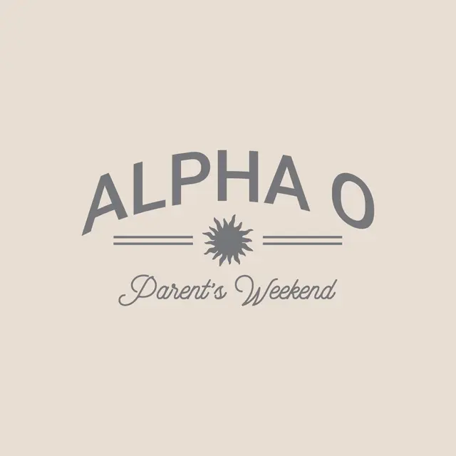 Alpha Omicron Pi Sunburst Parent's Weekend Shirt
