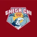 Theta Chi Ocean Wave Palm Trees Spring Rush Hat