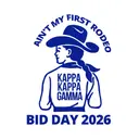 Kappa Kappa Gamma Rodeo Theme Bid Shirt