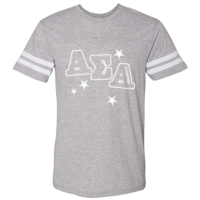 Alpha Sigma Alpha Starry Lettering Recruitment Jersey 2