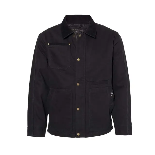 Rambler Boulder Cloth Jacket Tall Sizes Black Front