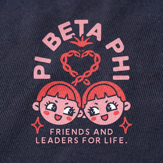 Pi Beta Phi Whimsical Illustrations PR Sweatpants