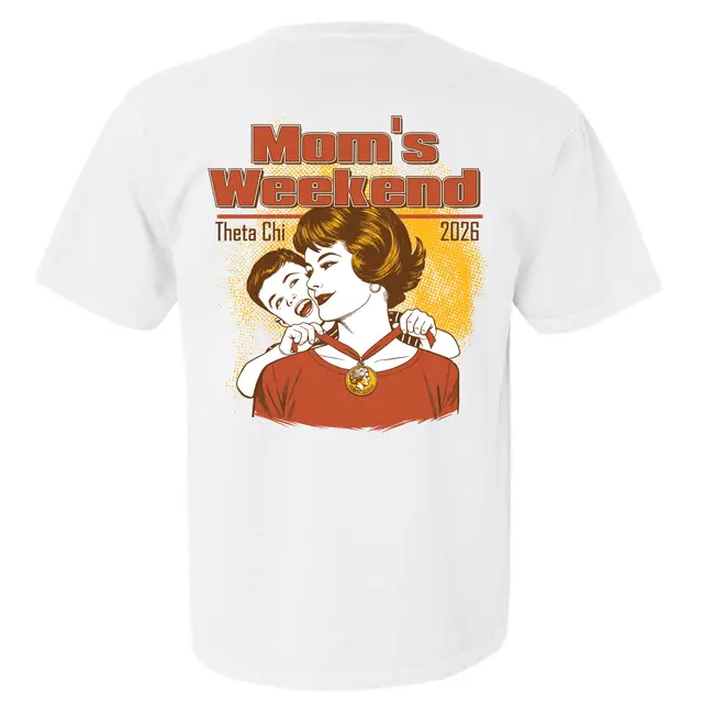 Theta Chi Retro Mom Graphic Parent's Weekend Shirt 2