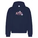 Alpha Phi Starry Text with Star Big Little Reveal Hoodie 2