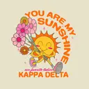 Kappa Delta Colorful Floral Sunshine PR Hoodie