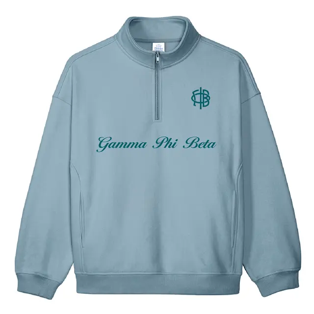 Gamma Phi Beta Elegant Script PR Sweater 2