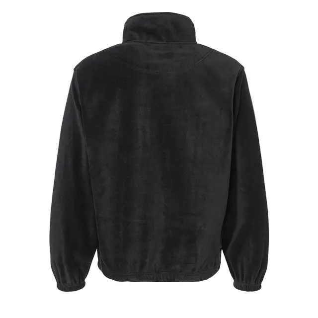 Burnside Men's Polar Fleece Quarter-Zip Pullover - 3052 Black Back